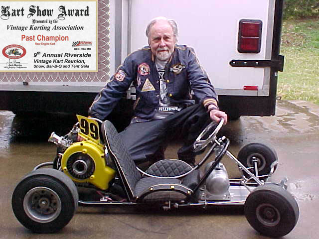 Gus in his 99 Kart